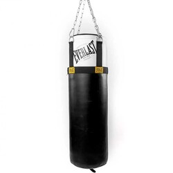 EVERLAST - Everlast 1910 Heavy Bag Boks Torbası Siyah/Beyaz, 45 kg / 100 lbs