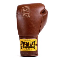 Everlast 1910 Sparring Laced Gloves 12 Oz Brown 870502-70-9 - Thumbnail