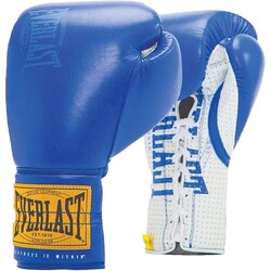 EVERLAST - Everlast 1910 Sparring Laced Boks Eldiveni Mavi (14OZ)