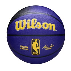 Wilson - Wilson Basketbol Topu 2024 NBA Team City Collector Los Angeles Lakers Size 7 WZ4033814XB7