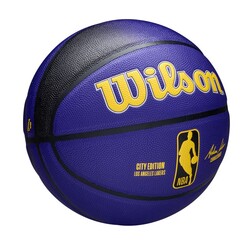 Wilson Basketbol Topu 2024 NBA Team City Collector Los Angeles Lakers Size 7 WZ4033814XB7 - Thumbnail