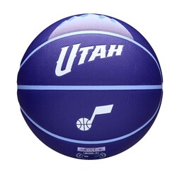 Wilson Basketbol Topu 2024 NBA Team City Collector Utah Jazz Size 7 WZ4033829XB7 - Thumbnail