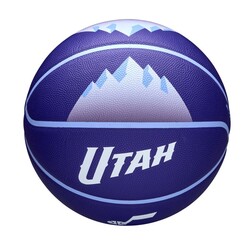 Wilson Basketbol Topu 2024 NBA Team City Collector Utah Jazz Size 7 WZ4033829XB7 - Thumbnail