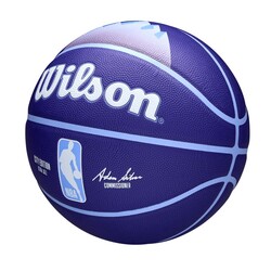 Wilson Basketbol Topu 2024 NBA Team City Collector Utah Jazz Size 7 WZ4033829XB7 - Thumbnail