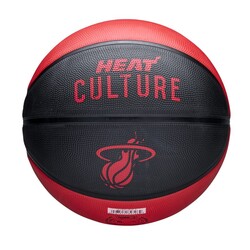 Wilson Basketbol Topu 2024 NBA Team City Edition Miami Heat Size 7 WZ4033916XB7 - Thumbnail