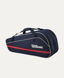 Wilson Tenis Çantası 6PK Team Racket Bag 2025 Navy WR8039901001 - Thumbnail