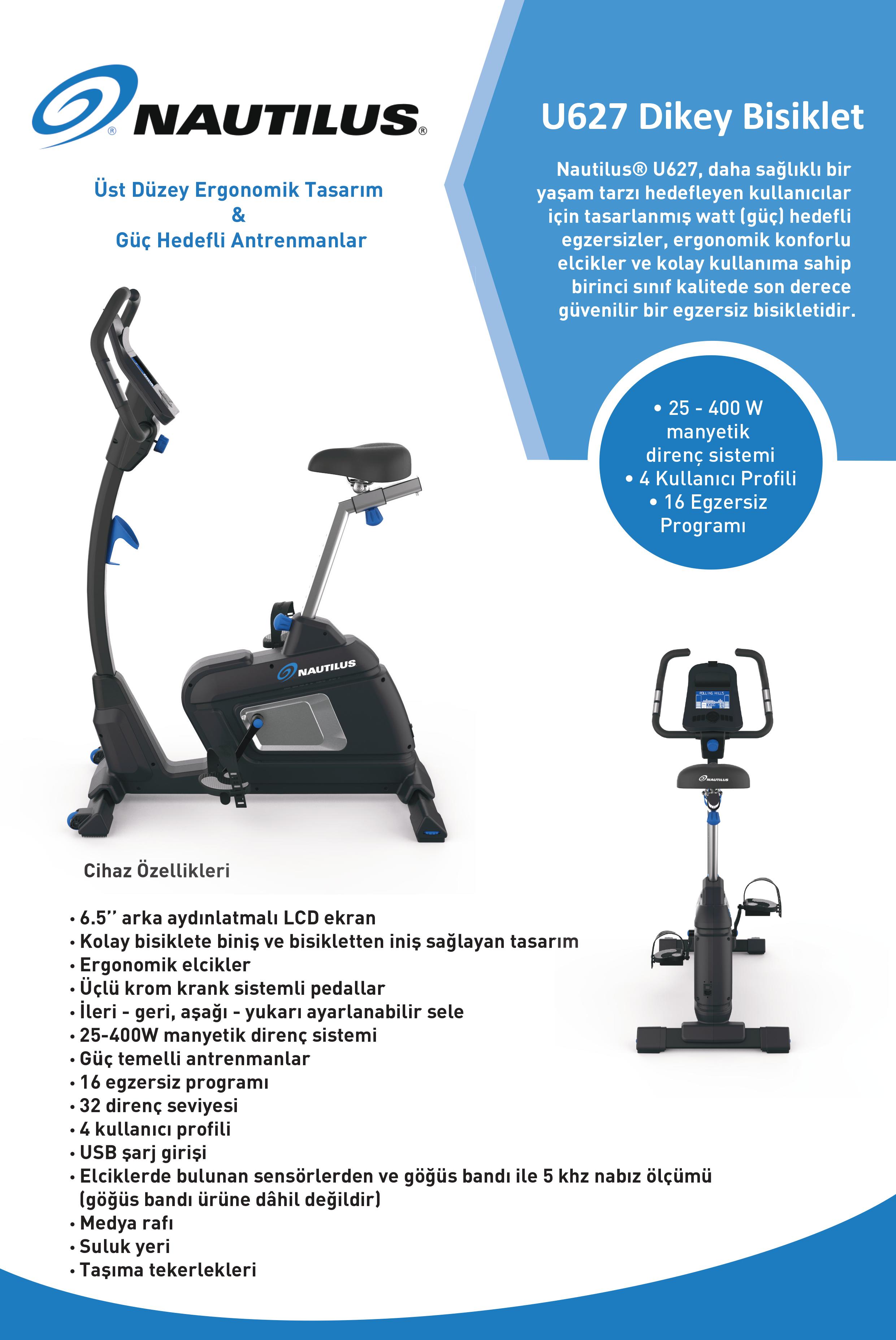 Nautilus U627 Dikey Bisiklet