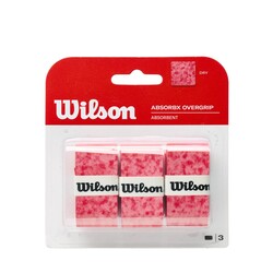 Wilson - Wilson Absorbx Overgrip 3 Pack Red WR8446501001
