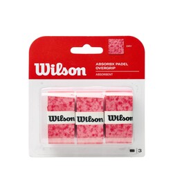 Wilson - Wilson Padel Overgrip Absorbx 3 Pack Red WR8911101001