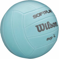 Wilson Plaj Voleybol Topu AVP Soft Play VB Blue OF WV4007202XBOF - Thumbnail