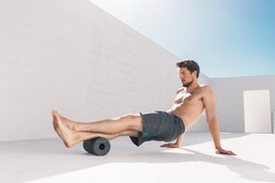 BLACKROLL Flow Standard Foam Roller Black A000565 - Thumbnail