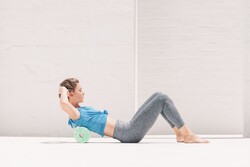 BLACKROLL Med 45 Foam Roller White/Green A000460 - Thumbnail