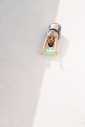 BLACKROLL Med 45 Foam Roller White/Green A000460 - Thumbnail