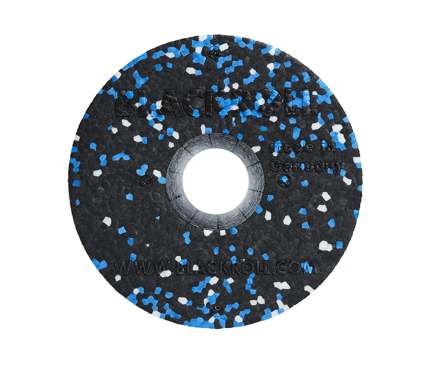 BLACKROLL Standard Foam Roller Black/White/Blue A000417 - Thumbnail