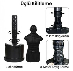 Stark Boks Adam Ayarlanabilir Büyük Boy Siyah TLS-AA - Thumbnail