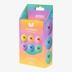 Butterfly - Butterfly Renkli Masa Tenisi Topu - Coloured Balls(6'lı Paket) - 7011630440