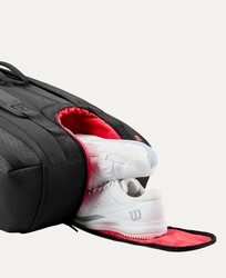 Wilson Tenis Çantası Clash V3 15PK Raket Bag Black/Infrared WR8038201001 - Thumbnail