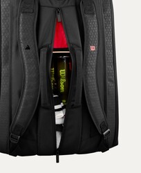 Wilson Tenis Çantası Clash V3 15PK Raket Bag Black/Infrared WR8038201001 - Thumbnail
