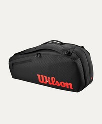 Wilson Tenis Çantası Clash V3 6PK Raket Bag BLACK/Infrared WR8038101001 - Thumbnail