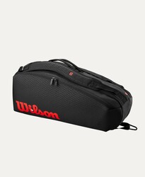 Wilson Tenis Çantası Clash V3 6PK Raket Bag BLACK/Infrared WR8038101001 - Thumbnail