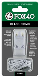Fox 40 Classic Cmg Safety Düdük Beyaz- İpli 9603-0708 - Thumbnail