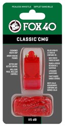 Fox 40 Classic Cmg Safety Düdük Kirmizi - İpli 9603-0108 - Thumbnail
