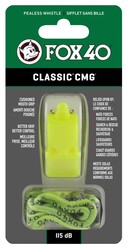Fox 40 Classic Cmg Safety Düdük Neon Sari - İpli 9603-0808 - Thumbnail