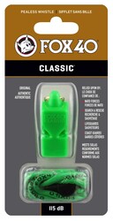 Fox 40 Classic Safety Düdük Neon Yeşil - İpli 9903-1408 - Thumbnail