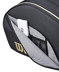 Wilson Padel Çantası Deffy V1 Padel Bag Black/Gold WR8914201001 - Thumbnail