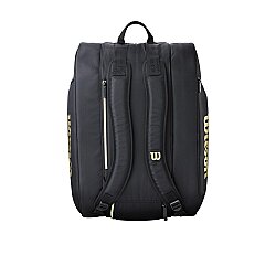 Wilson Padel Çantası Deffy V1 Padel Bag Black/Gold WR8914201001 - Thumbnail