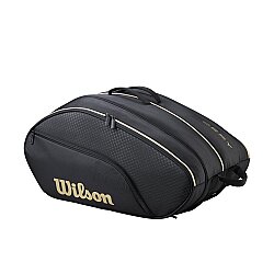 WILSON - Wilson Padel Çantası Deffy V1 Padel Bag Black/Gold WR8914201001