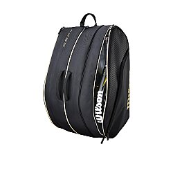 Wilson Padel Çantası Deffy V1 Padel Bag Black/Gold WR8914201001 - Thumbnail
