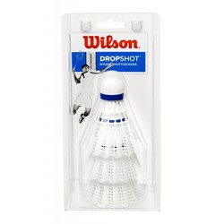 Wilson - Wilson Badminton Topu Dropshot 3'lü Beyaz WRT6048WH