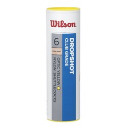Wilson - Wilson Badminton Topu Dropshot 6'lı Sarı WRT6046YE
