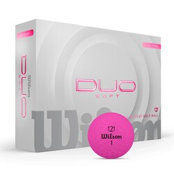 Wilson Dua Soft Golf Topu - Duo Soft Golf Ball Pink 12-BALL WG2009108 - Thumbnail
