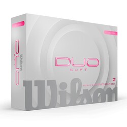 Wilson Dua Soft Golf Topu - Duo Soft Golf Ball Pink 12-BALL WG2009108 - Thumbnail