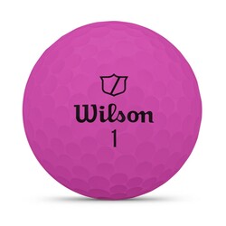 Wilson - Wilson Dua Soft Golf Topu - Duo Soft Golf Ball Pink 12-BALL WG2009108