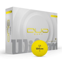 Wilson Dua Soft Golf Topu - Duo Soft Golf Ball Yellow 12-BALL WG2009104 - Thumbnail