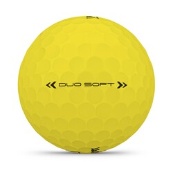 Wilson Dua Soft Golf Topu - Duo Soft Golf Ball Yellow 12-BALL WG2009104 - Thumbnail