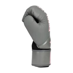 Everlast Elite 2 Boxıng Gloves Grey/Pink 12OZ P00003311 - Thumbnail