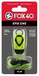 Fox 40 Epik Cmg Safety Düdük Neon Sari - İpli 8803-1308 - Thumbnail