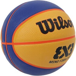 Wilson Mini Basketbol Topu Fiba 3X3 Mini Rubber WTB1733XB - Thumbnail