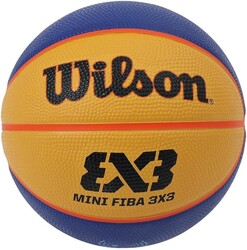 Wilson Mini Basketbol Topu Fiba 3X3 Mini Rubber WTB1733XB - Thumbnail