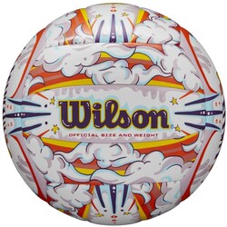 Wilson - Wilson Plaj Voleybol Topu Graffiti Peace VB White/Orange OF WV4006901XBOF