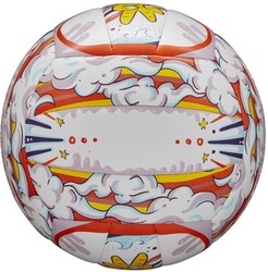 Wilson Plaj Voleybol Topu Graffiti Peace VB White/Orange OF WV4006901XBOF - Thumbnail