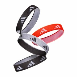Adidas Saç Tokası - Hair Ties - Black, White, Solar Red ADAC-16210 - Thumbnail