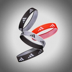 Adidas Saç Tokası - Hair Ties - Black, White, Solar Red ADAC-16210 - Thumbnail