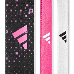 Adidas Saç Bandı - Hairbands (Graphic) - Lucid Pink White Black ADAC-16160 - Thumbnail