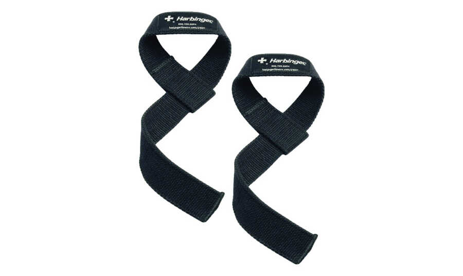 Harbinger Cotton Lifting Straps 21.5" Black 361170