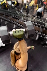Harbinger Power 2.0 Unisex Green L Fitness Eldiveni 22263 - Thumbnail